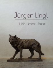 Jürgen Lingl Holz Bronze Papier - Kunstbuch